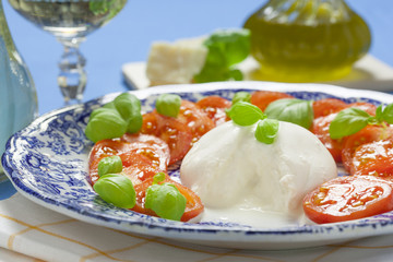 Italienischer Mozzarella Burrata