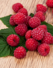 Heap of raspberry