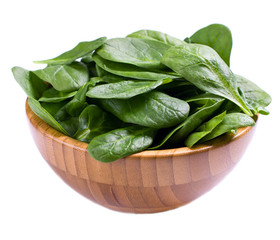 Spinach in bowl