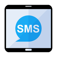 Icono smartphone SMS