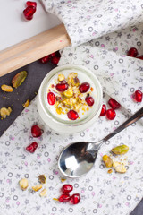 Jar of yogurt
