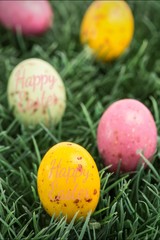 Composite image of happy easter