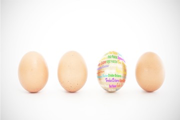Composite image of happy easter in different languages