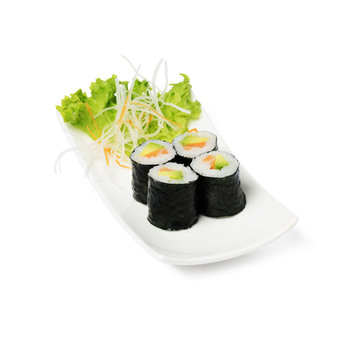 Sushi, Teller, frisch