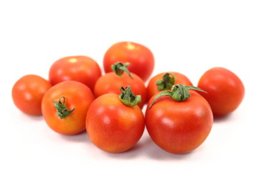 tomato on white background for cooking