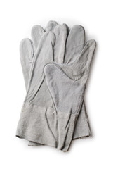 A protection gloves on a white background