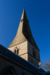 Spire of St Wilfrid's Church in Kirkby In Ashfield