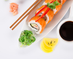 Japanese seafood sushi set