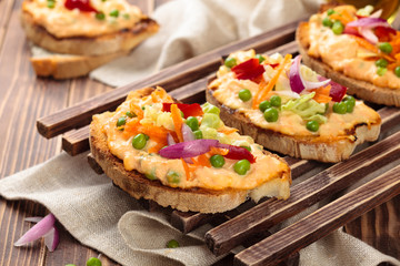 Bruschetta primavera.