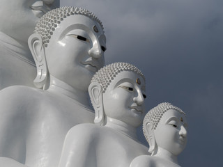 Buddha Statues at Wat Pha Sorn Kaew in Petchabun, Thailand