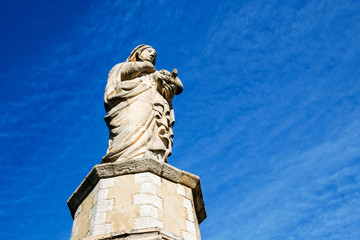 Fototapeta na wymiar Statue vierge Marie