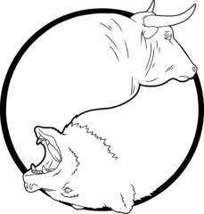 bull and bear