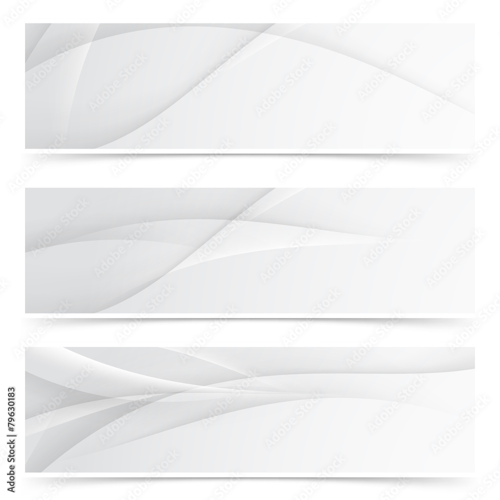 Sticker transparent gray smooth lines header collection