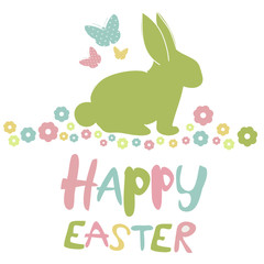 Obraz premium Happy Easter Card