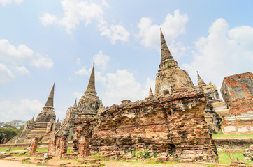 Fototapeta premium ayutthaya historical park, Thailand