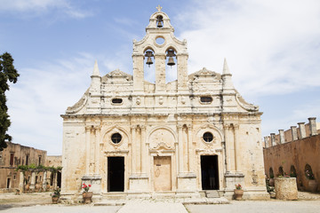 Fototapeta na wymiar The Holy Monastery Arkadi in Crete