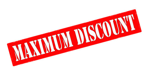 Maximum discount