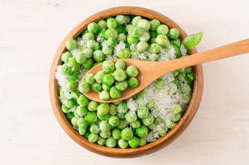 Frozen green peas