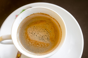 white coffee cup