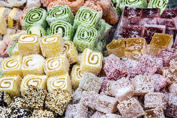 Turkish delights Rahat lokum.
