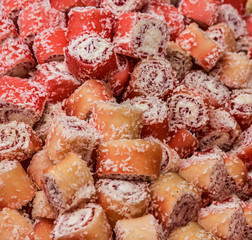 Turkish delights Rahat lokum.