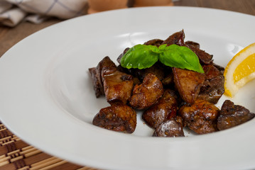 Grilled livers