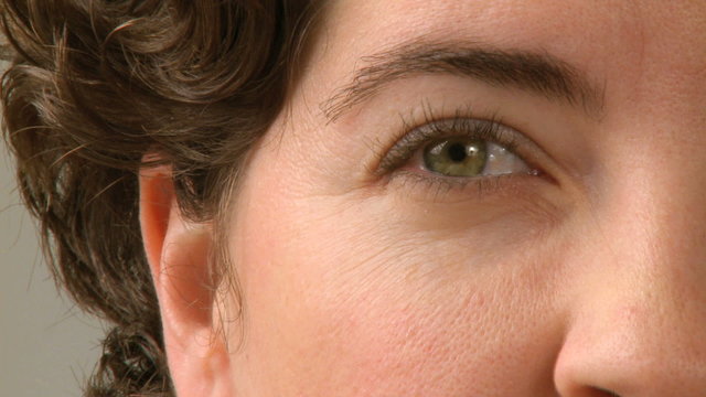 Close up shot of a female in her 30