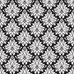 Deurstickers Damascus pattern. Seamless vintage background. Vector © vik_y