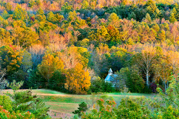 Obraz premium Cade's Cove at Sunset