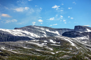 Fototapeta na wymiar mountain Dalsnibba, Geiranger, Norway.