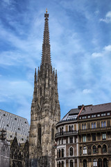 Fototapeta na wymiar Saint Stephan cathedral church in Vienna, Austria