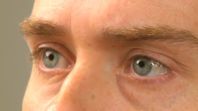 Close up shot of a male in his 30