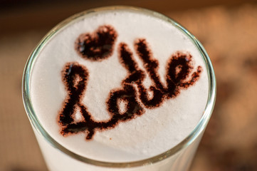 latte closeup