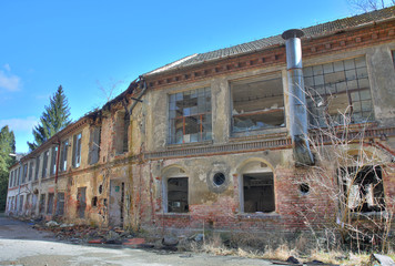 Photo from demolition  textile  factory