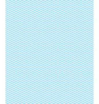 Seamless Sea Pattern. Light Blue Waves On White Background