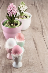 Easter composition, text space