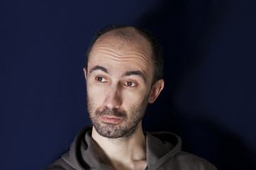 Man With Distant Gaze