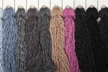 Thread color samples