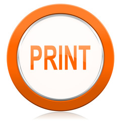 print orange icon