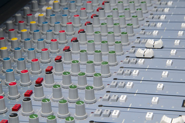 Obraz premium closeup the sound board