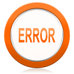 error orange icon