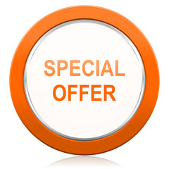 special offer orange icon
