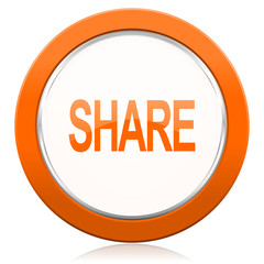 share orange icon