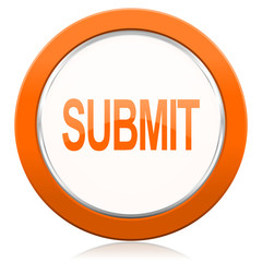 submit orange icon