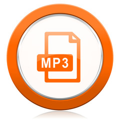 mp3 file orange icon