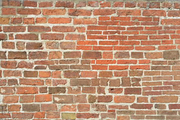 old bricks stone wall in various colors