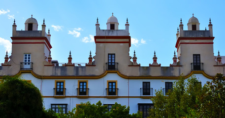Home of the five towers, Spain square, Cadiz