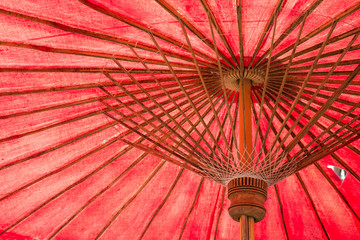japanese traditional red umbrella