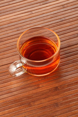 Tea Cup on wooden background