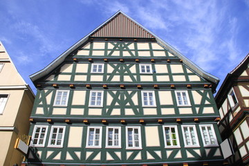 Obraz premium Fachwerkhaus in Bad Wildungen